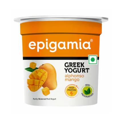 Epigamia Curd Alphonso Mango Greek Yogurt